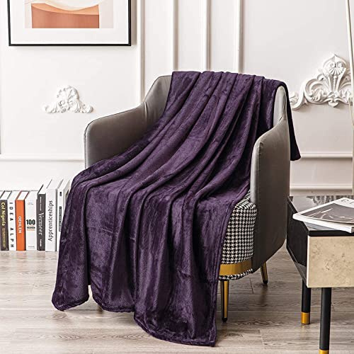 KEPLIN Luxuriöse Flanelldecke, großer Überwurf, Tagesdecke, weich, gemütlich und plüschig, Mikrofaser-Design für Bettbezüge und Steppdecken, ideal für Erwachsenen- und Kinderzimmer, Doppelbett (150 x