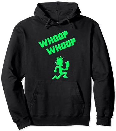 Juggalette ICP Whoop Whoop Hatchet Guy Vibrant Colors Design Pullover Hoodie