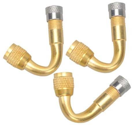 TOPPERFUN 3stücke Teiliges Reifenventil Verlängerung Ventiladapter Für Schwer Erreichbare Bereiche Aus Robustem Für Tiefenbefüllung Langlebig Und Zuverlässig