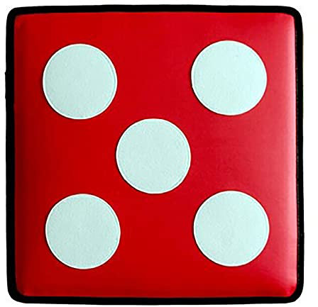 Fecht-Trainingsschwert, PU-Leder, fünf Bullseye-Ziele, Ausrüstung für Erwachsene und Kinder, starker Anti-Stab, 40 cm x 40 cm