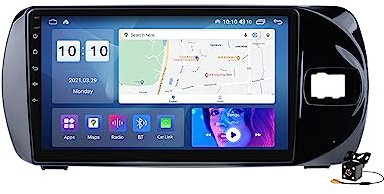 Android 14 Radio estéreo para Coche T-oyota Vitz 2016-2020 Navegación GPS Reproductor Multimedia con Pantalla táctil de 9 Pulgadas Receptor de Video Soporte WiFi 4G DSP Carplay,M700s