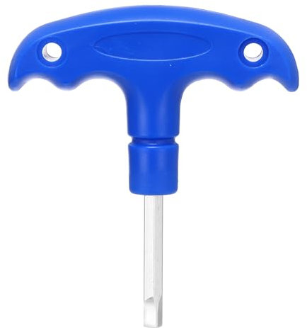 HARFINGTON Golf Spike Wrench Tool 3.9mm Golf Torque Wrench Stainless Steel Golf Head Adjustment Tool Golf Driver Torque Tool with Square Tip for Golf Drivers and Head Weight, Blue