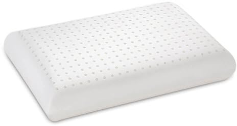 Letti Moderni Latexkissen Natur 40x60, Höhe 14 cm - Orthopädisches Kissen, Ergonomisches Kopfkissen, Atmungsaktiv, Hypoallergen, Classic Design, Naturlatex