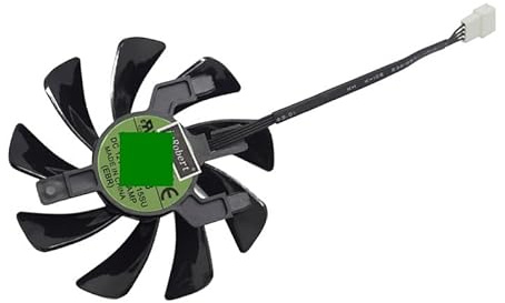 Parte de refrigeración de la computadora Ventilador de refrigeración for tarjeta gráfica T129215SU RX 570 470D GPU for sistema de refrigeración de tarjeta gráfica ITX RX470D RX570 como reemplazo