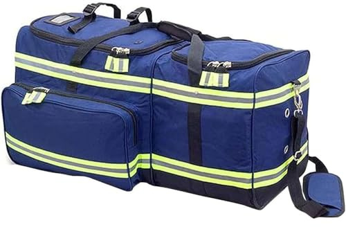 Professionelle EMT-Notfalltasche, langlebige Aufbewahrung für Ersthelferausrüstung, unverzichtbar für Sanitäter und Feuerwehrleute, blau