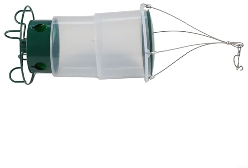 Vogelfutterstation für den Garten, zum Aufhängen, mit Eichhörnchensicher-Design, faltbar für einfache Lagerung und Transport, abnehmbarer Deckel für schnelles Nachfüllen, zieht Wildvögel an