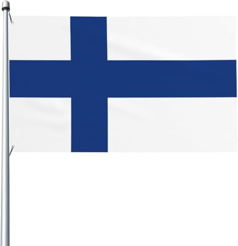 Bandiera Di Benvenuto Finland Robuste Bandiera Pace Appendere Striscione Da Giardino Per Parete Festa Esterni 3X5 Ft