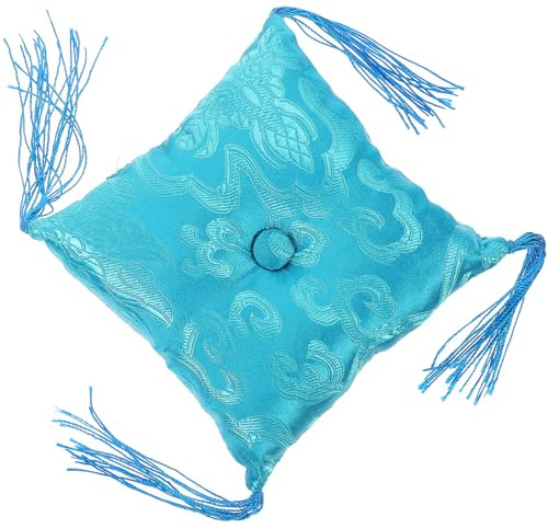 GALPADA Cuscino per Ciotola Sonora Buddista Nepalese Blu, Pratico e Decorativo per Fissare la Ciotola, Accessorio per Meditazione e Buddhismo Colore Casuale