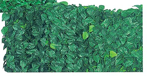 SIEPE ARTIFICIALE SINTETICA ARELLE SEMPREVERDI LAURO MT.20X150H