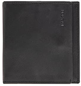 Maitre - Leder Geldbörse mit RFID Schutz, Münzfach & Scheinfach für Herren - Portemonnaie mit Kartenfächern, Schwarz