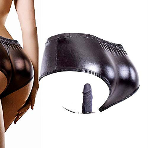 YiQin RWSX Keuschheitsgürtel mit Dildo masturbiert Hose Unterwäsche Damen Höschen mit Penis Dildo und Analdildo Adult Sex Toys (Color : Anal Dildo, Size : L)