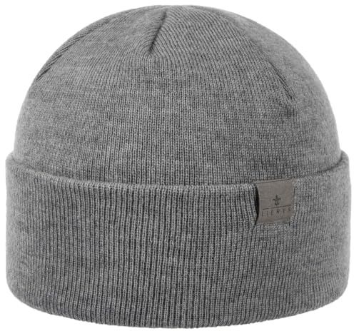 LIERYS Merino Feinstrick Dockermütze Damen Herren Strickmütze Merinowolle Wintermütze Made in Germany Herbst Winter