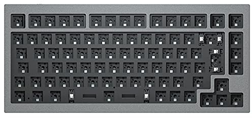 ISO Keychron Q1 QMK RGB Barebone Aluminium Mac/PC Space Grey Custom Keyboard