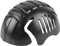 GREEN DEVIL Gorra de seguridad universal Insert Hard Shell ABS rígida, transpirable, ligera, antigolpes, cabe en cualquier gorra de béisbol o hardhats para una cómoda protección de la cabeza (negro)