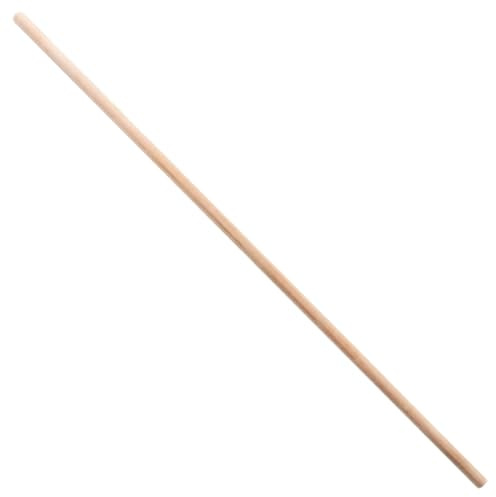 5 x Beech Wood Handle for Broom, Mop, Flag Pole, Plant Support - Non-Threaded, Solid 120 cm (3.94 ft) Long, 22 mm (7/8) Thick Shaft, Versatile Eco-Friendly Replacement Stick