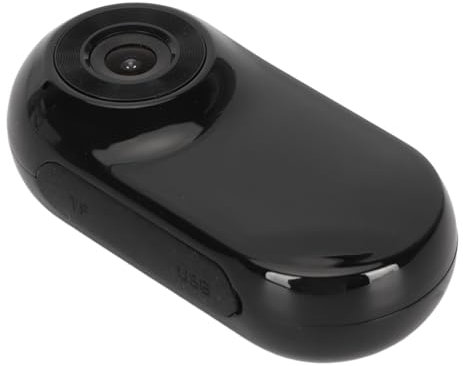 Mini Telecamera Spia, Telecamere Spia Nascoste 1080P, Videocamera Tascabile Portatile per Ciclismo Sport Auto Sicurezza Ufficio Domestico, Cam Piccola Indossata da 128 GB per