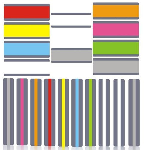 Sovrapposizioni per dislessia, 20 pezzi, aiuto per la dislessia per bambini, strisce colorate per evidenziare lo stress visivo e la dislessia