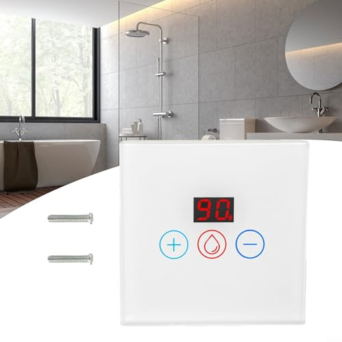 Smart for IMMERSION Heater Timer Switch, Water Heater Timer Switch With Power Monitor, Group Control, Work With for TUYA for Smart Life App(white)