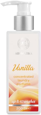 Profumo Bucato Concentrato Vaniglia 200 ml - Profumo per Bucato - Concentrato per Lavatrice - Deodorante Biancheria - Fragranza Lavaggio - Profumo Dolce e Duraturo - Profumo Liquido Bucato