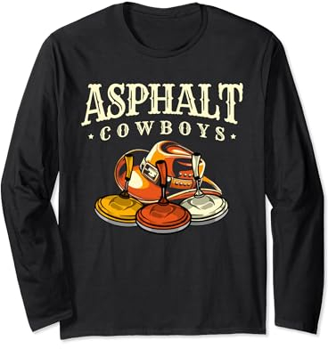 Asphaltcowboys Stocksport Stockschütze Asphaltstock Eisstock Langarmshirt