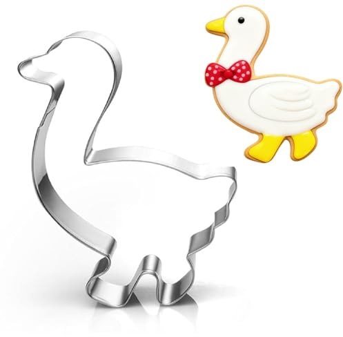 Ukoosien Groß Gans Ausstecher-16cm-Spülmaschinenfest-Martinsgans Plätzchen Ausstecher Hherbst für Kinder