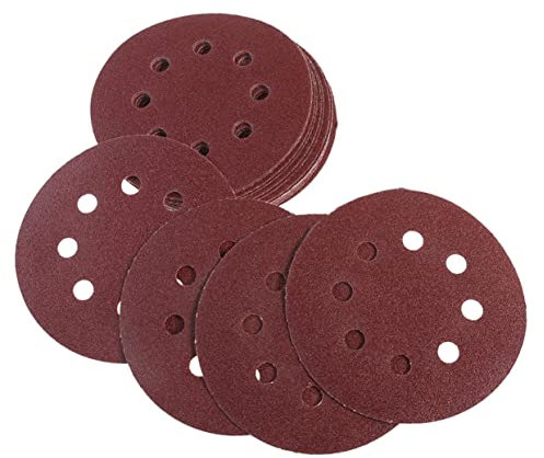 iplusmile 50stücke Schleifscheiben Körnung Klett-schleifscheiben Kreisförmige Pads Aus Aluminiumoxid Schleifpapier