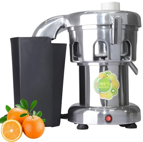 QUTBAG Presse-Agrumes Commercial, Presse-Agrumes Manuel Professionnel 4300 r/Min, Presse-Agrumes électrique 370 W, Presse-Agrumes centrifuge, pour magasins de jus, Restaurants, hôtels B