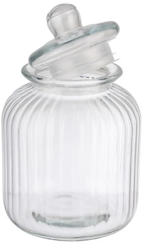APS 82269 Vorratsglas -COOKIEGO- Ø 17,5 cm, H: 27 cm, 3,7 Liter, Glas, Öffnung: Ø 9 cm