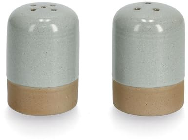 Zeller 19365 Salz-/Pfefferstreuer-Set, 2-tlg., Steingut