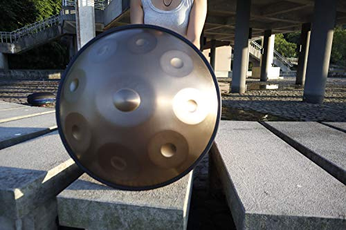 9 Note Handpan in re Kurd di alta qualità strumento musicale (440Hz, generazione 4)