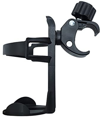 KOCKSHION Portabebidas para Cochecito, Organizador de Cochecitos para Botellas de Agua y Bebida, Pvc Negro, Fácil de Instalar, para Scooter y Trolley