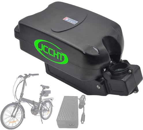 JCCHT 24 Volt E-Bike-Akku in Froschform, 24 V, 8 Ah, 10 Ah, 20 Ah, Lithium-Ionen-Akkupack, Ersatz für 50W 250W 500W Mountainbike-Motor-Umrüstsatz mit Ladegerät,24v8ah