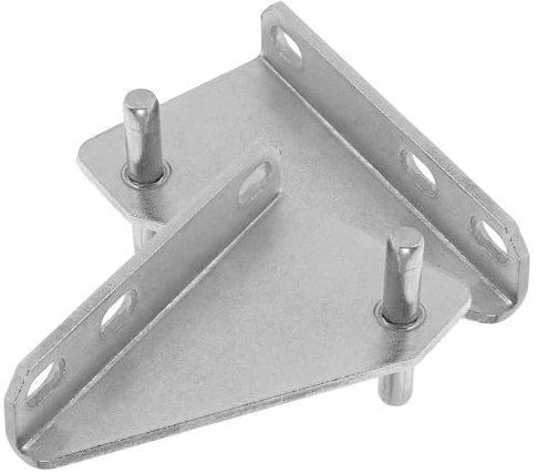 DOITOOL 2 Stück Edelstahl Kühlschrank Türscharniere Heavy Duty Scharniere für Kühlschranktüren Rostfrei Einfache Montage Stabile Türführung Langlebige Ersatzteile für Haushaltskühlgeräte