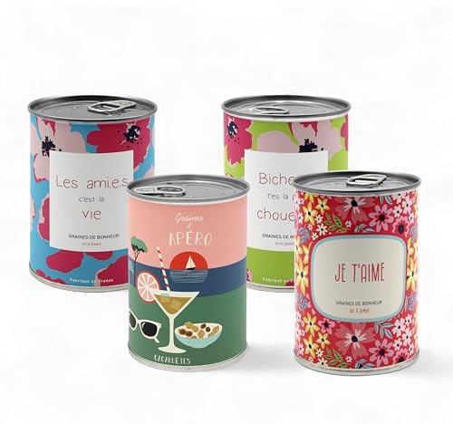 Mauvaises Graines – Idée Cadeau Anniversaire, Noël | Kit Plantes Insolites Made in France et Écologique | Coffret Cadeau Homme Femme Original Utile pour Déco Maison et Potager Intérieur Durable