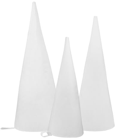 VANZACK 3pcs Cotton Cloth Pastry Bags Reusable Cake Decorating Piping Bags for Frosting Cupcakes Cookies Baking Tools Safe Food-Grade Material Opening