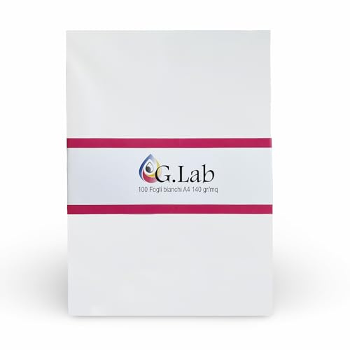 Carta Bianca A4 140 g/m², 100 Fogli, Grammatura Premium per Stampa di Qualità, Colore Bianco Brillante