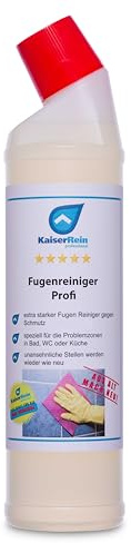 KaiserRein Fugenreiniger flüssig 750 ml Für Bad, Küche, Dusche und Fliesen Grund-Reiniger) befreit verkalkte und mit Fett, Öl oder Schmutz zugesetzte Fugen in Bad, Küche, Duschkabinen & Badewannen