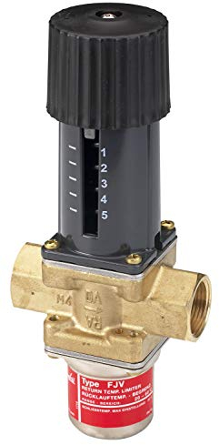 Danfoss Rücklauftemp.Begrenzer FJV DN15, Rp 1/2, 20-60 C, Kvs 1,5 003N2250