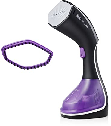 Tristar Spazzola a vapore per tessuti, funzione di riscaldamento rapido e spegnimento automatico con serbatoio dell'acqua da 260 ml, per tutti i giorni e viaggi, efficace contro i batteri, ST-8921