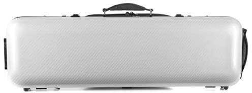 Geigenkoffer Glasfaser Safe Oblong 4/4 special silver M-Case + Music bag