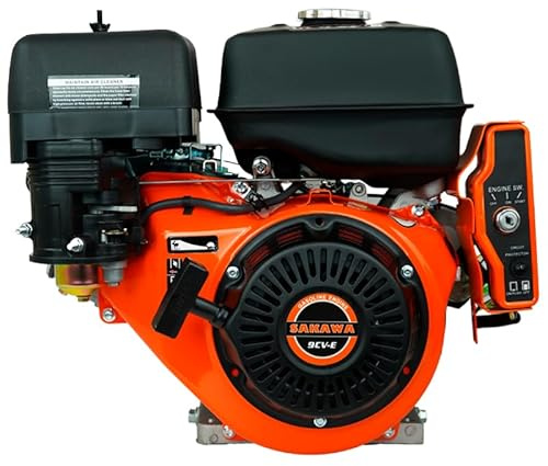 SAKAWA Motor Gasolina 4 Tiempos 270CC 9 CV Arranque Eléctrica