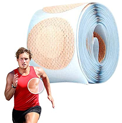 Cache Teton Homme Sport, Protege Teton Running Homme | Protection Teton Running, Marathon Gear, Respirants, Invisibles, 3,5cm (Main hors de la Face Adhésive)