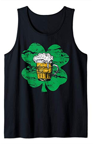 Chope de bière Shamrock - Drôle de Saint Patrick Débardeur