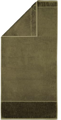 Möve Bamboo Luxe Gästetuch 30 x 50 cm aus 60% Baumwolle / 40% Viskose aus Bambus-Zellstoff, Olive