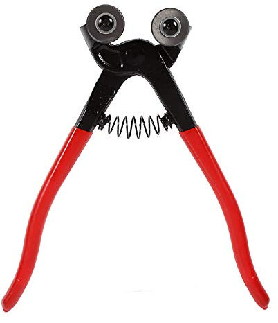 Mosaic Tools Set,Tile Pliers,Glass and Ceramic Tile Nippers, Wheeled Glass Mosaic Nippers, 200mm Ceramic Tile Wheel Cutter Pliers Tool, Ceramic Tile Cutting Shapping Plier,for Trim Work on Flooring