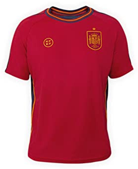 Champion's City Camiseta réplica de la Primera equipación de la Selección Española de Fútbol en el Mundial 2022 (Talla XL)