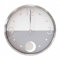 BRANDANI Orologio da parete SPLIT Argento e Bianco 51891 con Pendolo