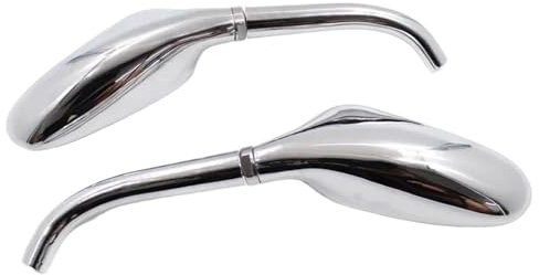 FIXCOR Rückspiegel Spiegel Motorradspiegel Chrom Für Suzuki Für Intruder Für Volusia VS 800 1400 1500