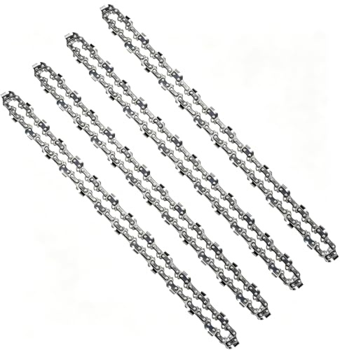Yabound 4 Stück Sägeketten 3/8 1,3 mm 52 TG 35 cm Kettensäge Kette | Rückschlagsarme Sägekette, Sägeketten Ersatzkette Kompatibel mit AKE 35 S, DUC353 und Mehr