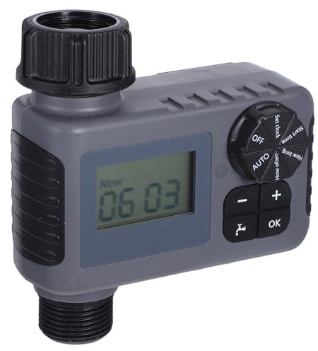 SUPVOX Timer Programmabile Per Irrigazione Automatica Del Giardino Di Irrigazione Digitale Per Tubo Da Giardino Controllo Multifunzione Per Esterni e Interni Risparmio Idrico Efficiente